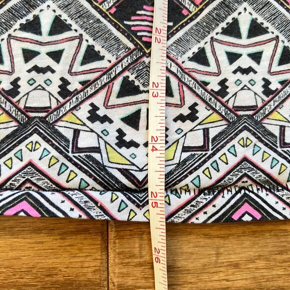 PINK Victoria's Secret Sleepwear Tank Top Size M Tribal Aztec Print Racerback - Picture 6 of 7